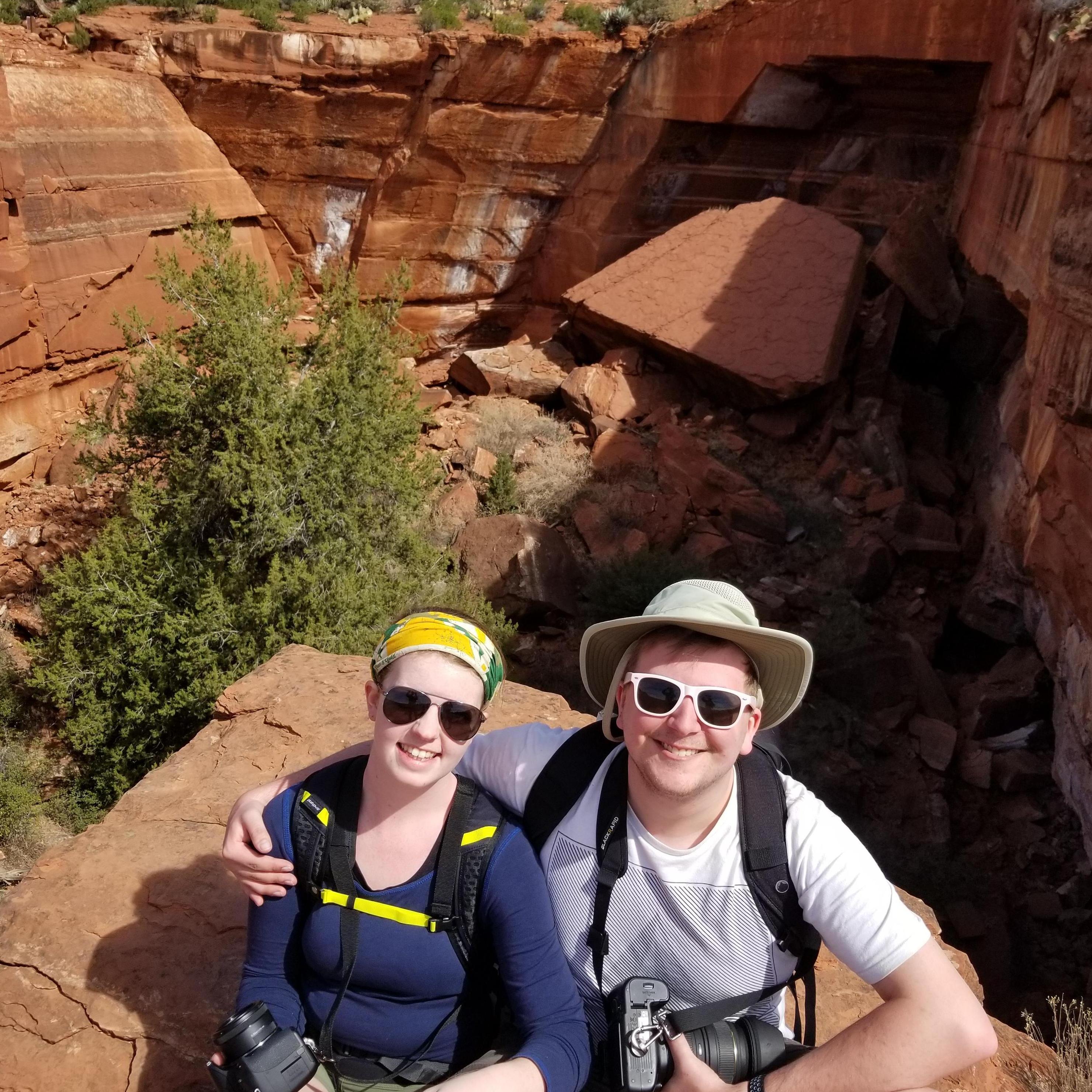 Hiking at Soldier's Pass during our first (of many) trip to Sedona, 2018