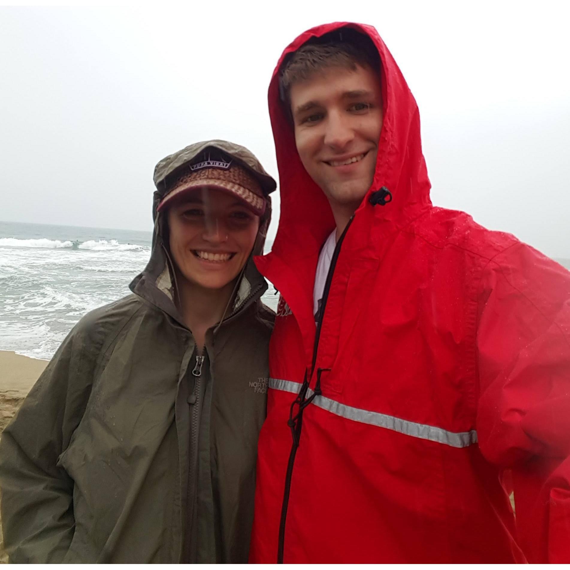 Raining beach day in Limon, Costa Rica.