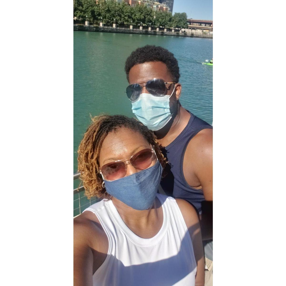 One of those mid-pandemic random walks or bike rides in downtown Chicago (Mid 'Rona 2020).
Pretty sure we parked the car on Wabash Avenue.