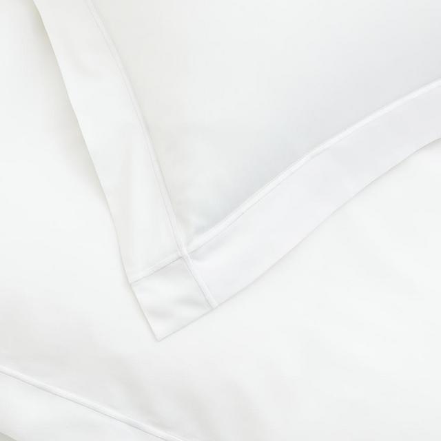 Signature Embroidered Duvet Set - Queen/White