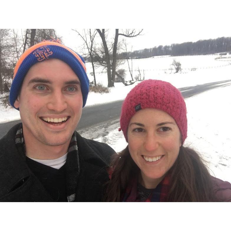 Post engagement, it's about 18 degrees and in the same spot as the picture of the van stuck in the mud,