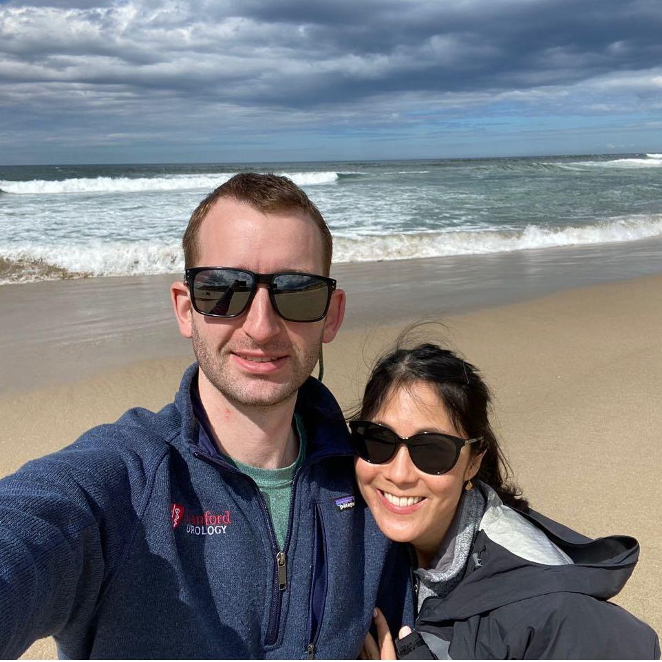 Our first date was at San Gregorio beach. 
(This photo was taken years later though.)