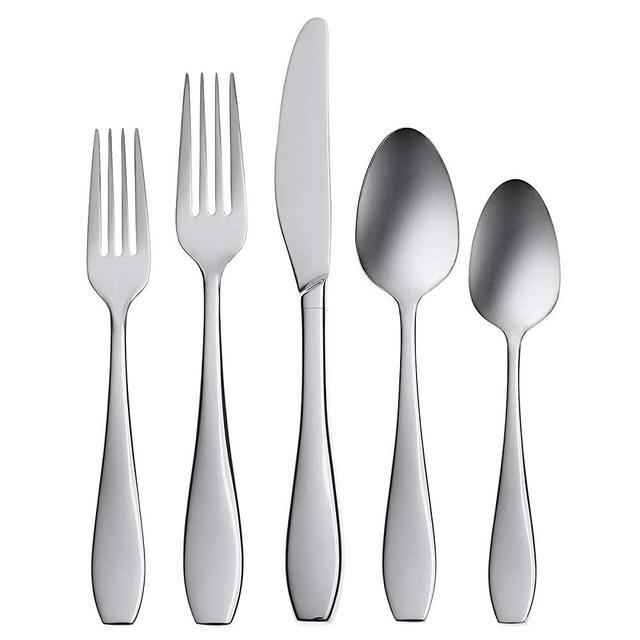 Oneida Glide 20 Piece Fine Flatware Set, Service for 4, 18/10 Stainless Steel, Silverware Set
