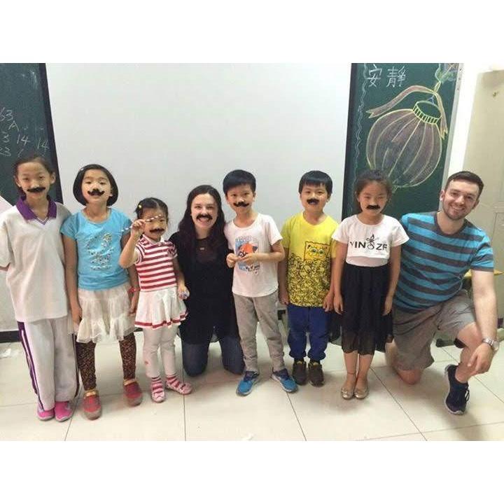 Brint's english class in China