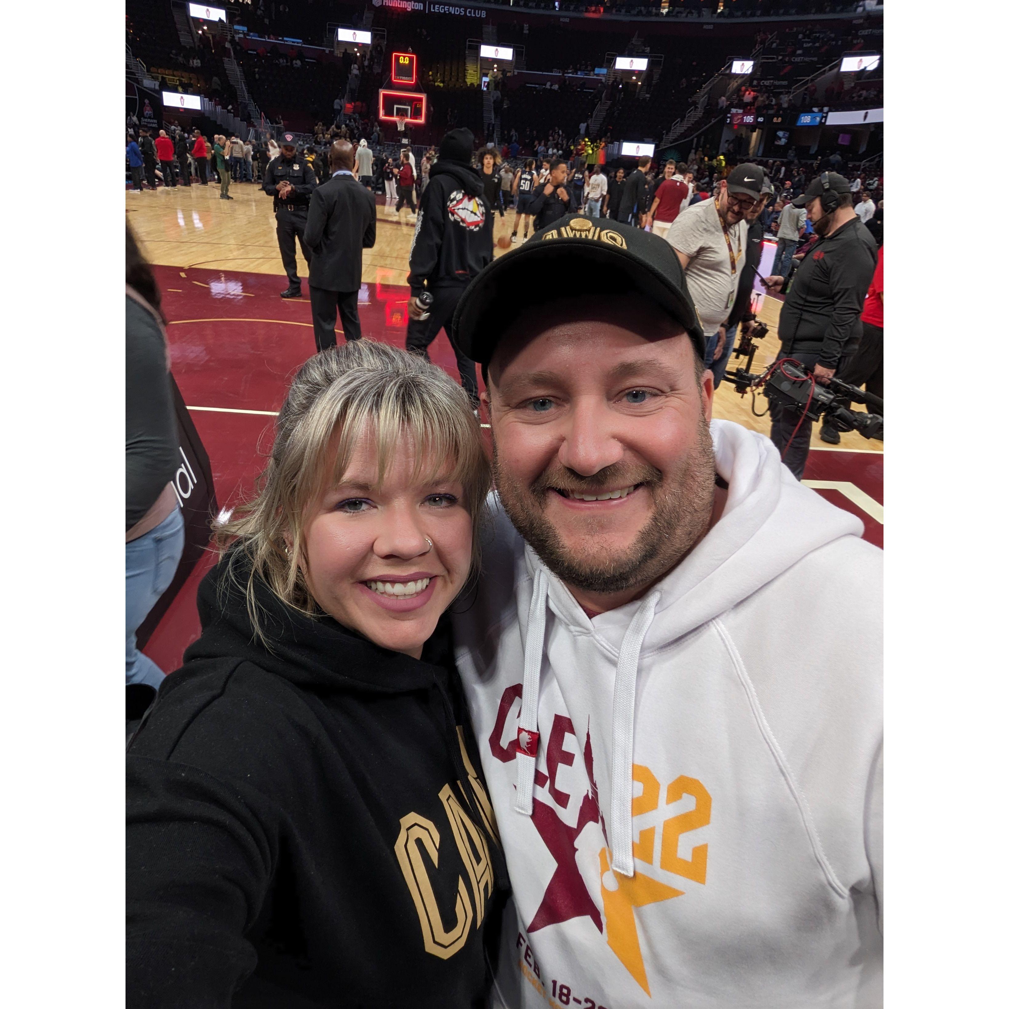 Cavs floor seats!