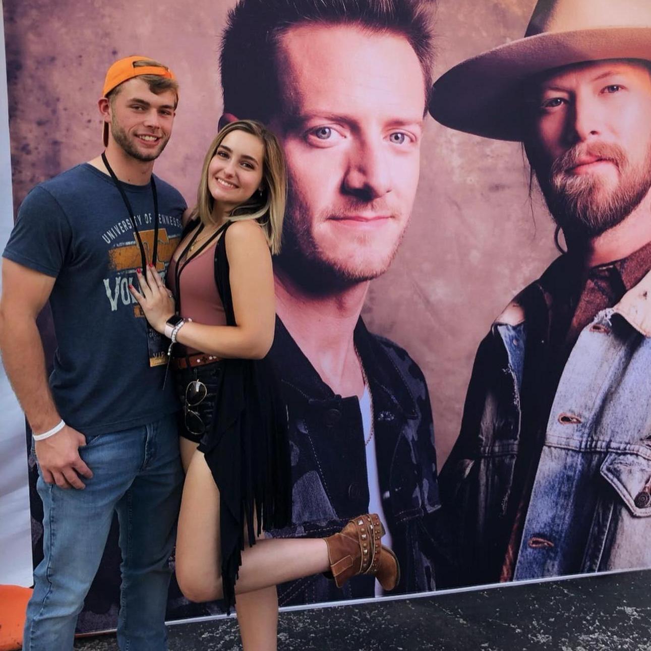 August 9, 2019 - Our first concert together, and Zach's second time coming to visit me in IL
