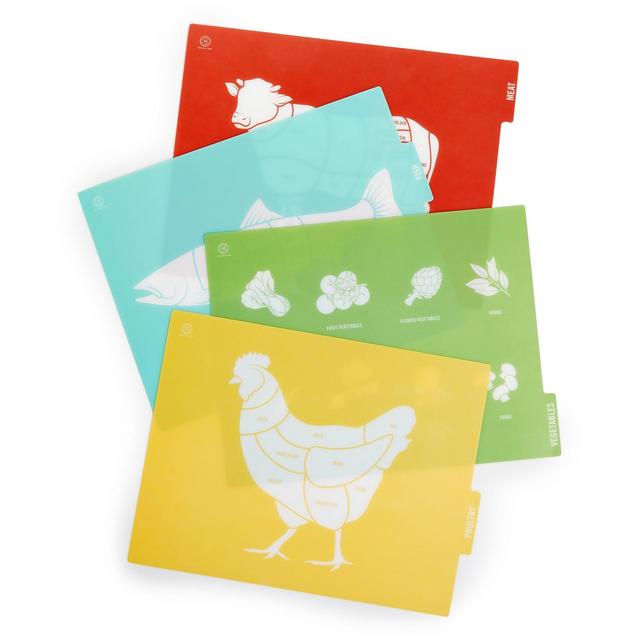 Martha Stewart Collection 4-Pc. 14.56" x 11" Mat Set, Created for Macy's