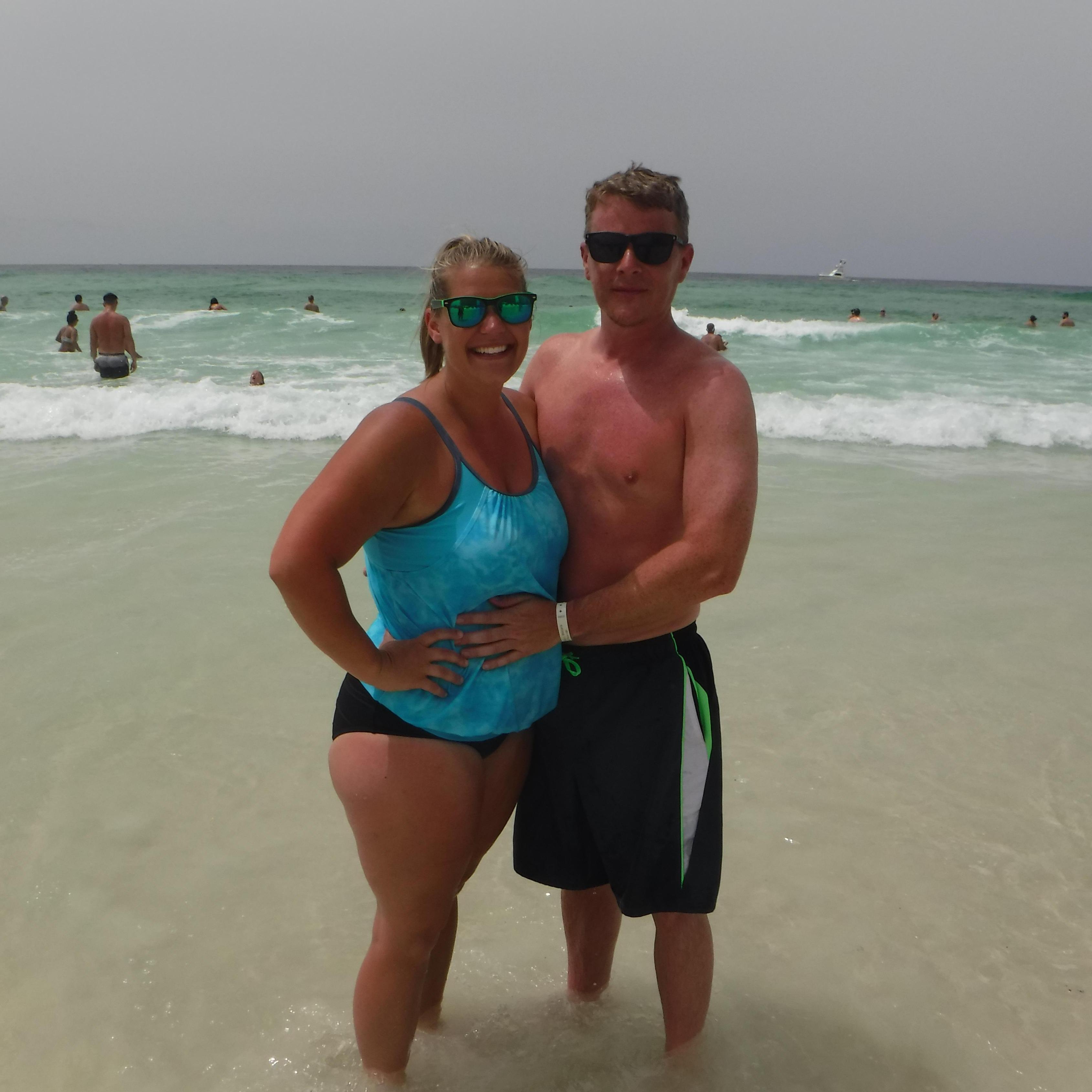 Anywhere on a beach is our happy place!
