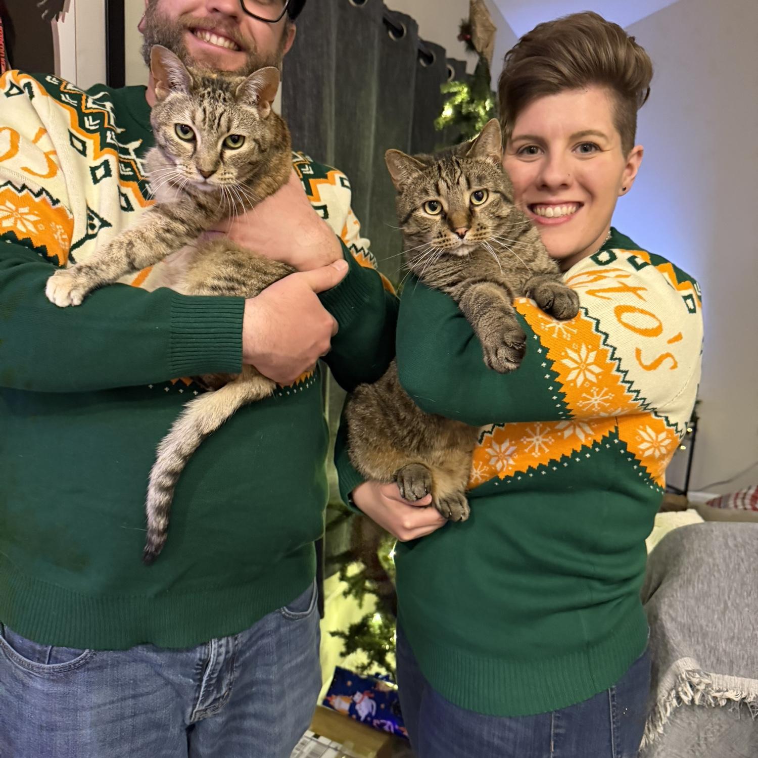 Our Christmas photo with the kids!