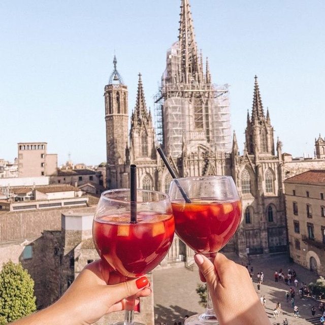 Wine and Cocktails For Two on our Honeymoon
