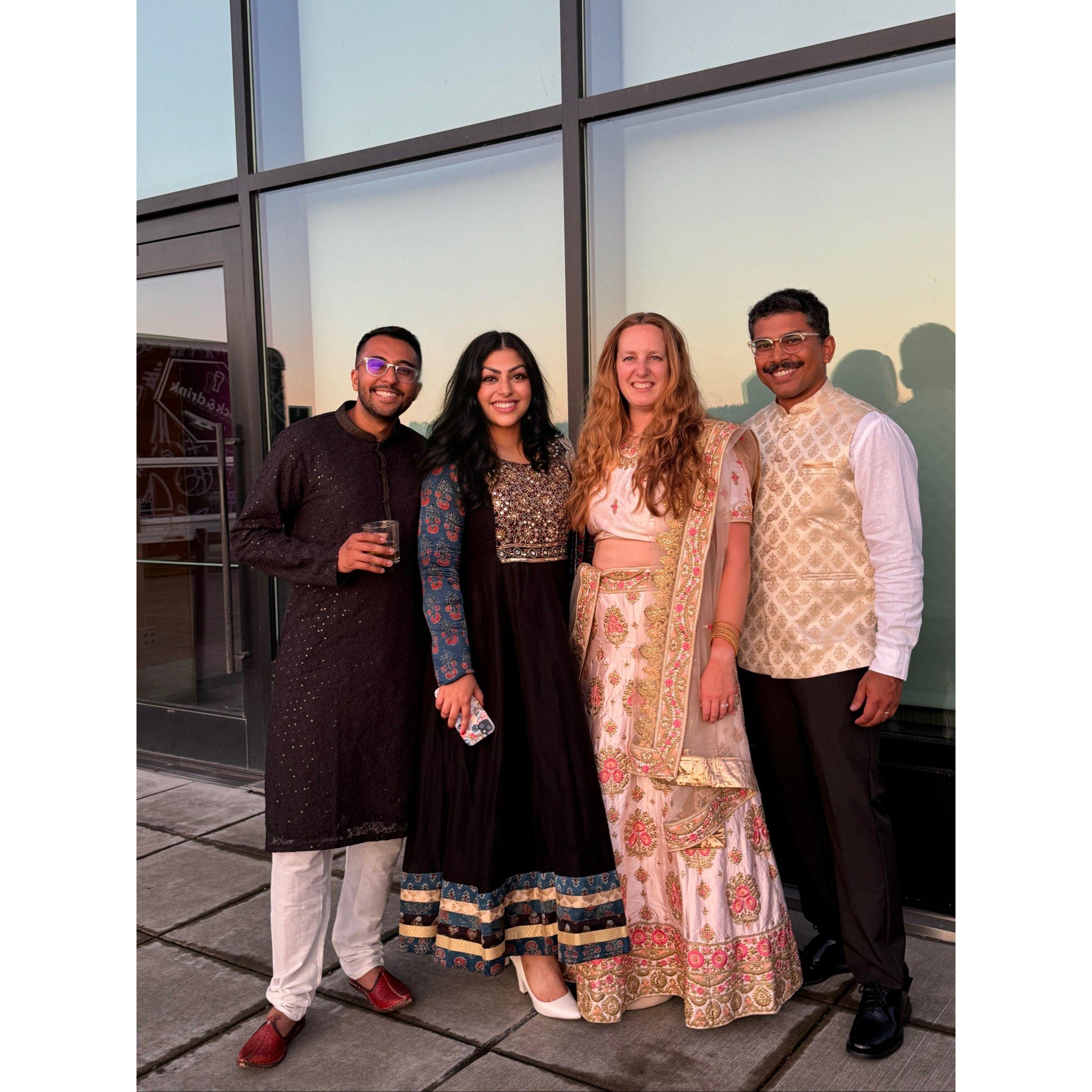 Perks of attending family weddings: cocktails, fun outfits, exploring new cities, and spending time with our certified grade A imbeciles!