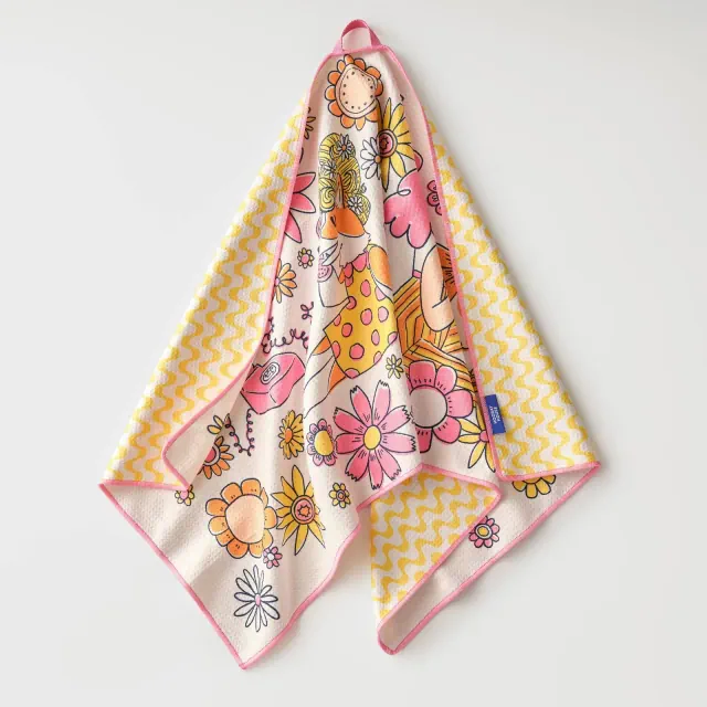Hooray House Quick Dry Waffle Pet Towel - Corgi