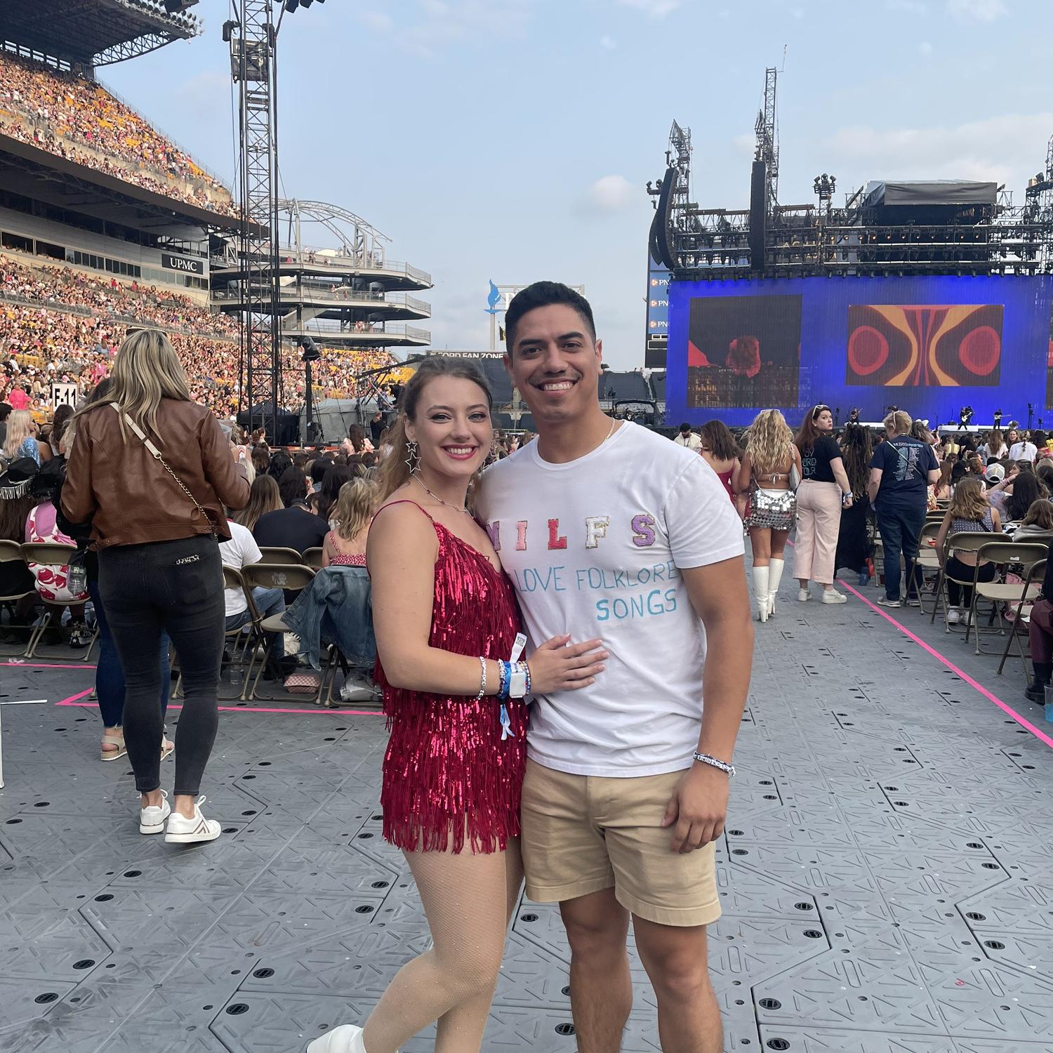Our first concert together - Taylor Swift's Eras Tour!