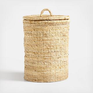 Seaton Round Woven Hamper