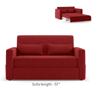 Camden Compact Sofa Cum Bed (Malibu Blue)