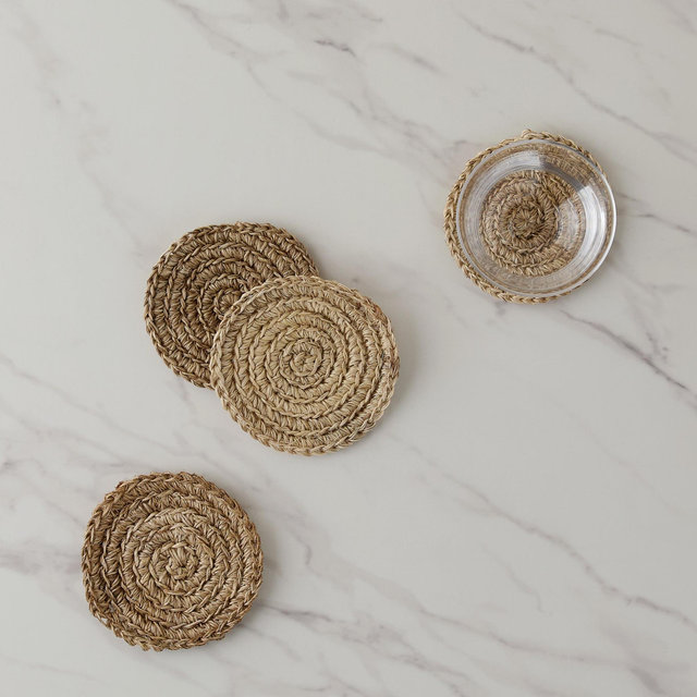 Fique Spiral Coasters (Set of 4) by Tallo de Olivo