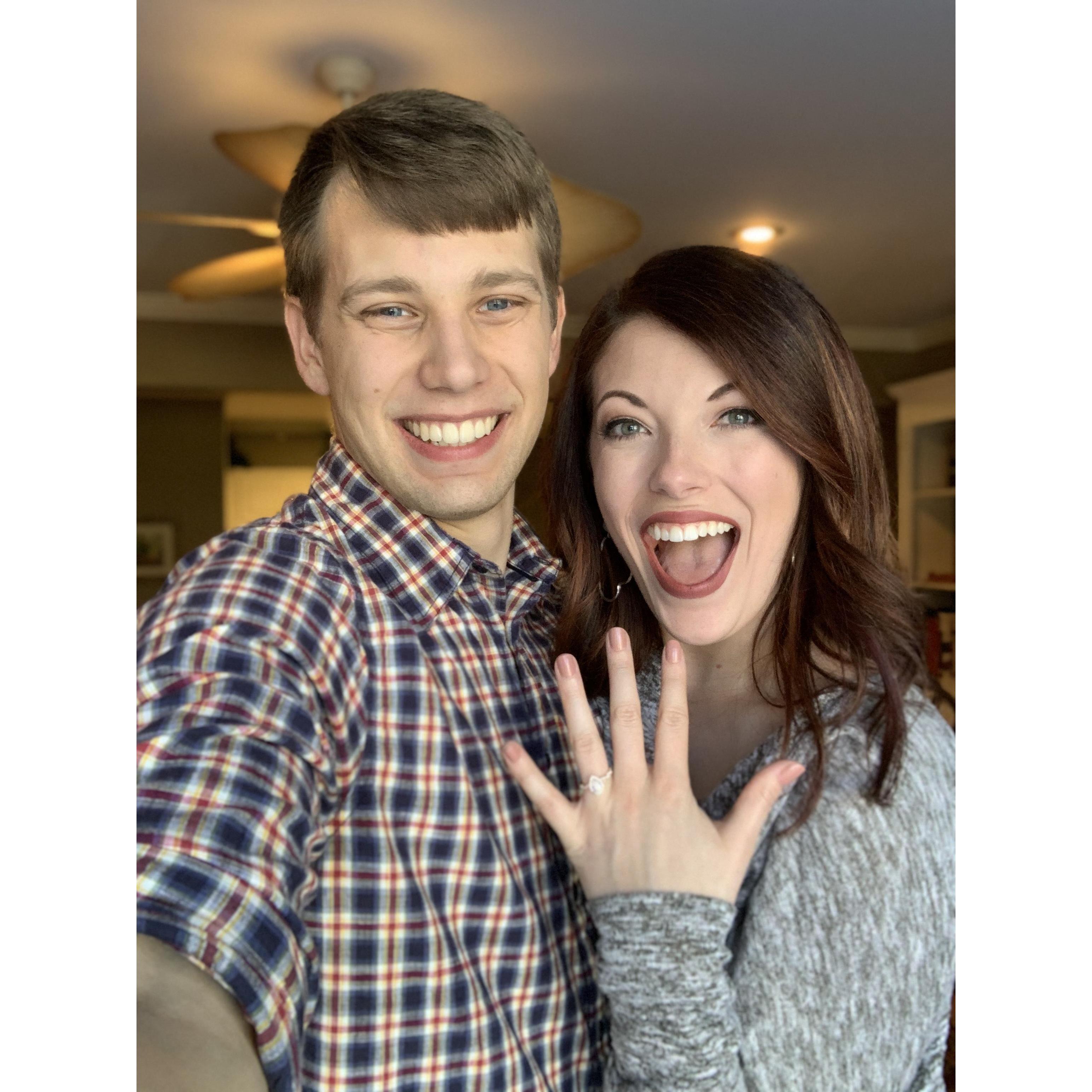 We're engaged!