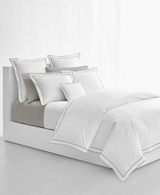 Spencer Cotton Sateen Border Full/Queen Duvet Cover
