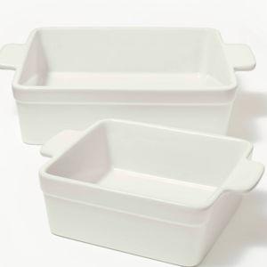 2pc Stoneware Square Baking Dish Set - Figmint™