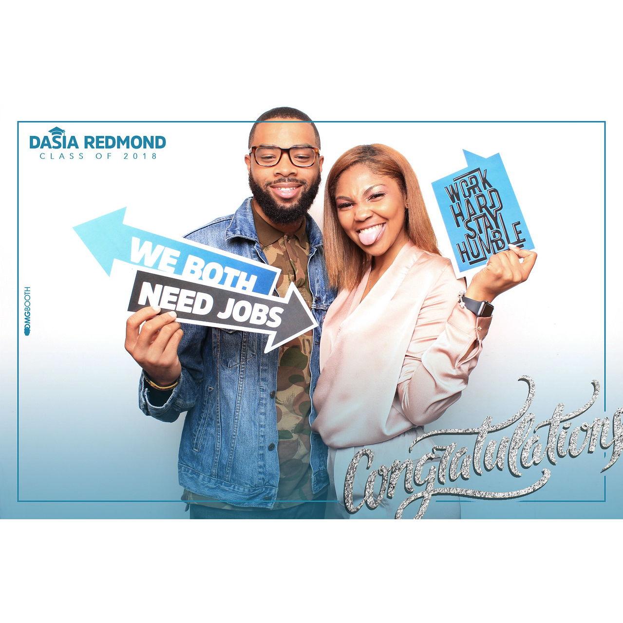 Dasia's graduation party in 2018