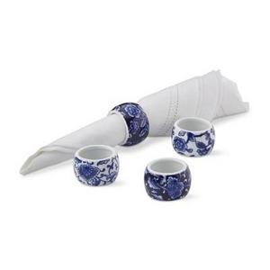 Ginger Jar Napkin Rings, Set of 4