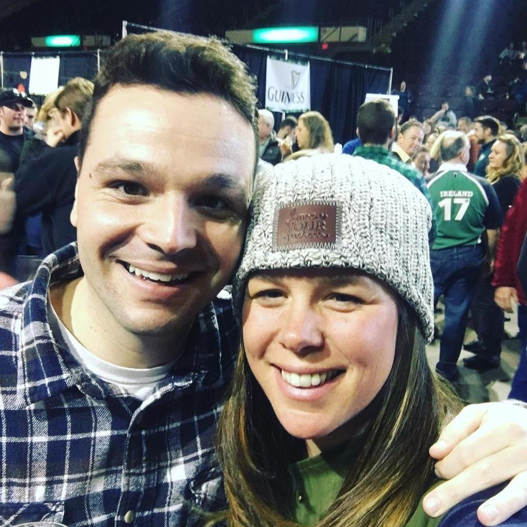 At the Portland On Tap Craft Beer Festival - Ben's first visit to Maine. Not pictured: Lissa's broken finger.
