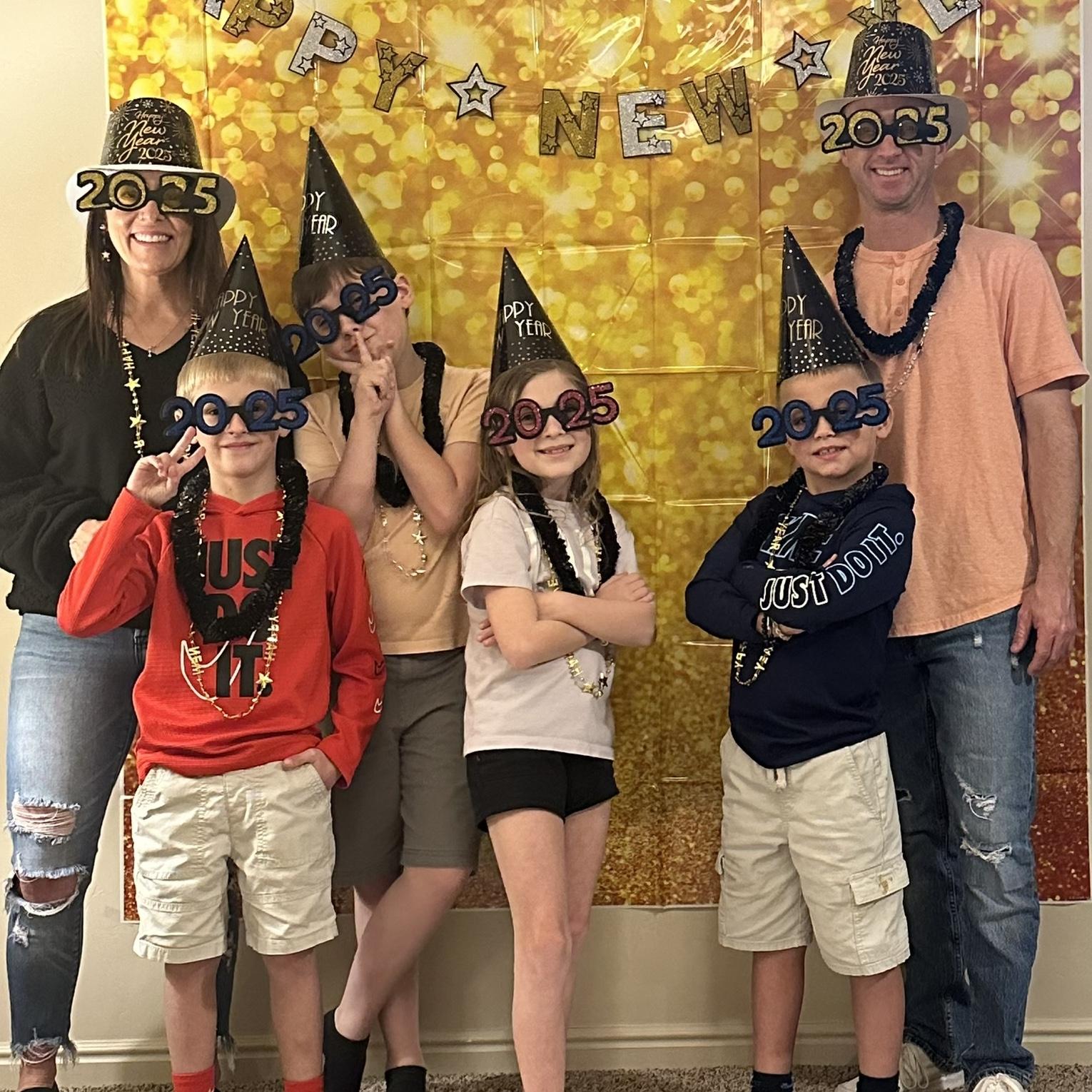 Happy New Years!!! We rang in 2025 with all the kids.