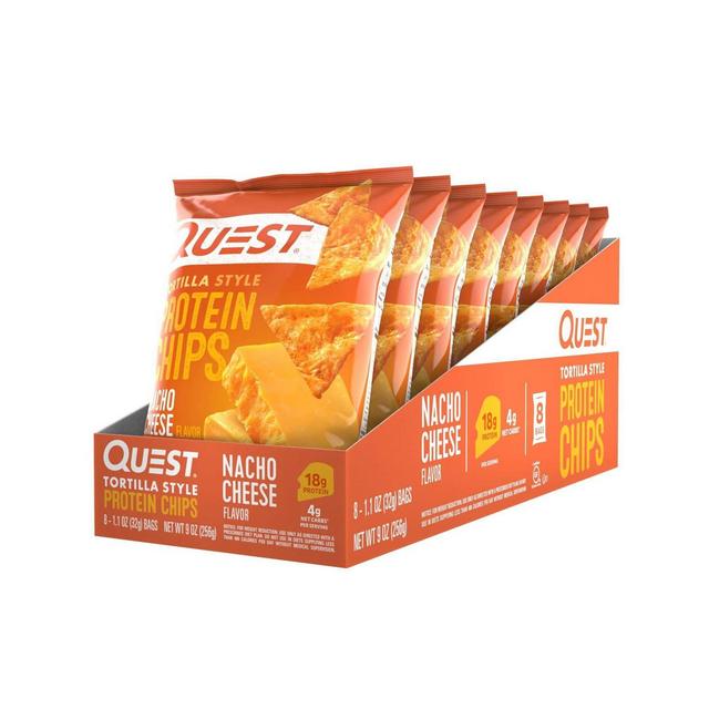 Quest Nutrition Tortilla Style Protein Chips - Nacho - 8pk/1.1oz