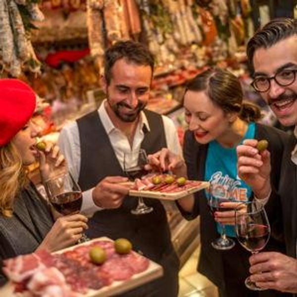 Food tour in Rome on our honeymoon