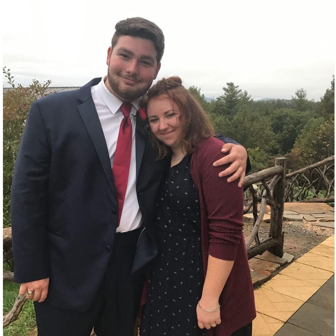 Our first wedding we attended together!