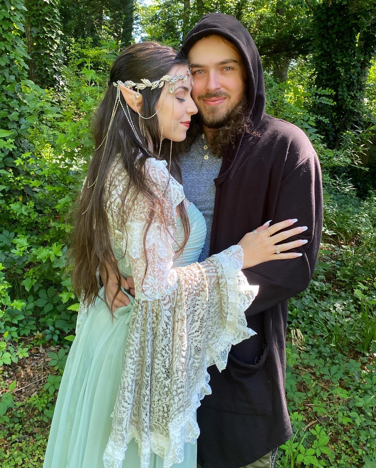 Arwen and Aragorn costume for the Renaissance Festival 2021.
