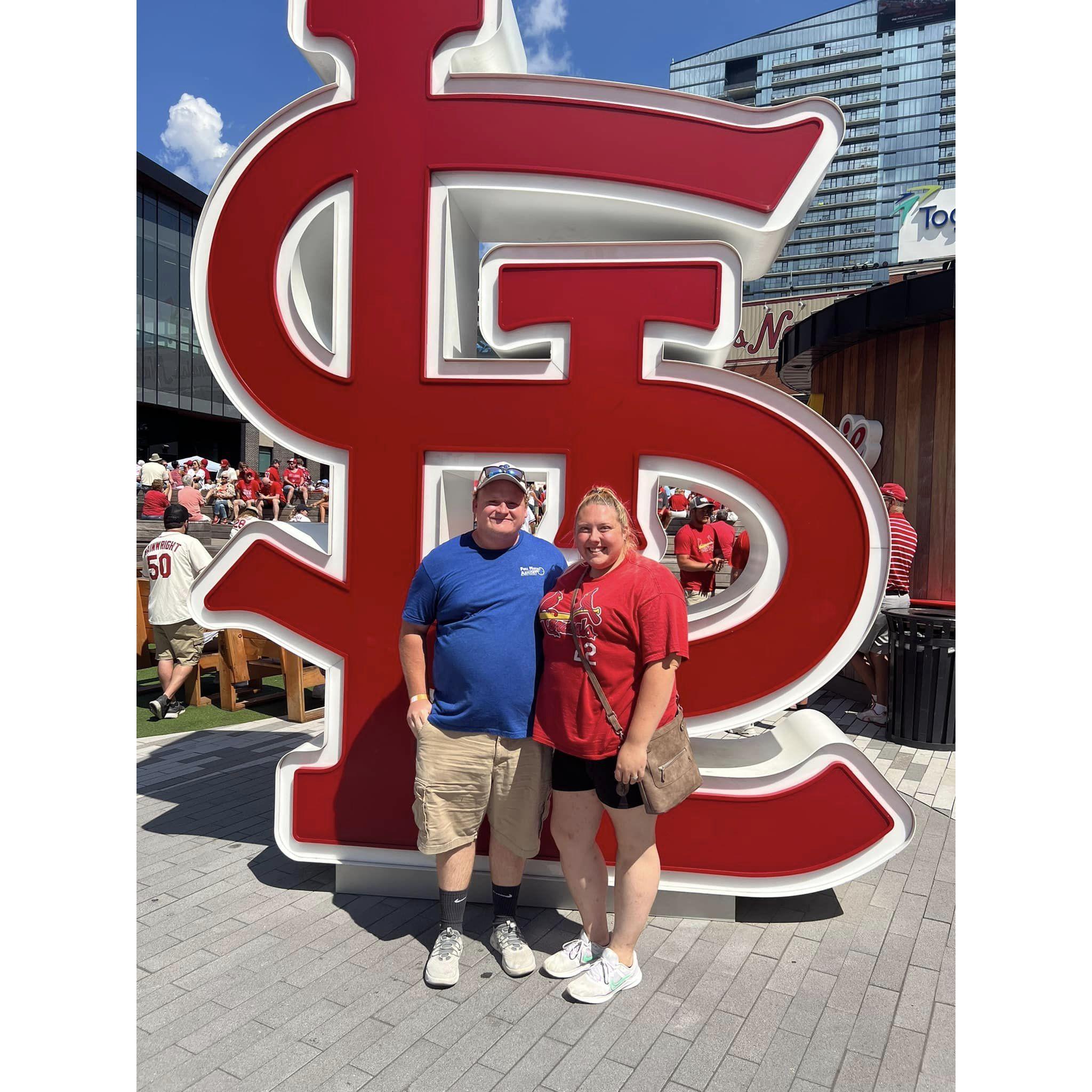 Very first St. Louis trip together!! #gocardinals