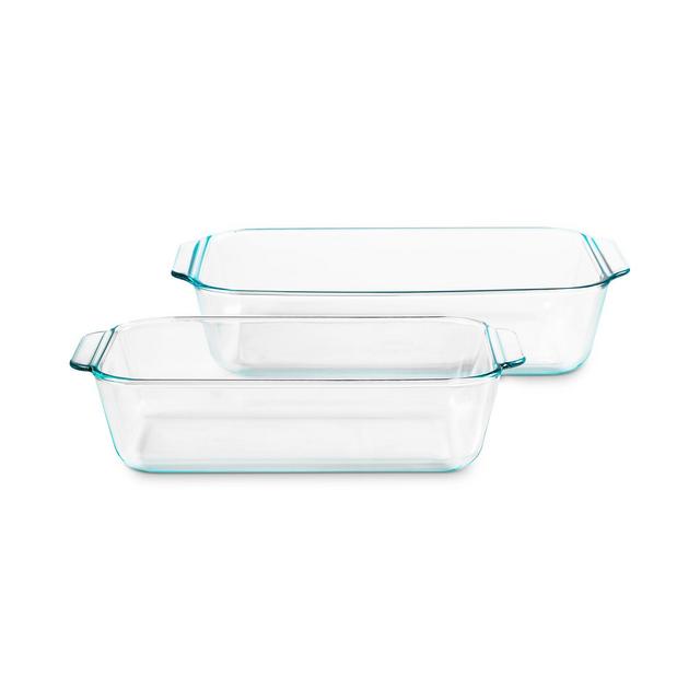 Pyrex Deep Baking Dishes, Set of 2