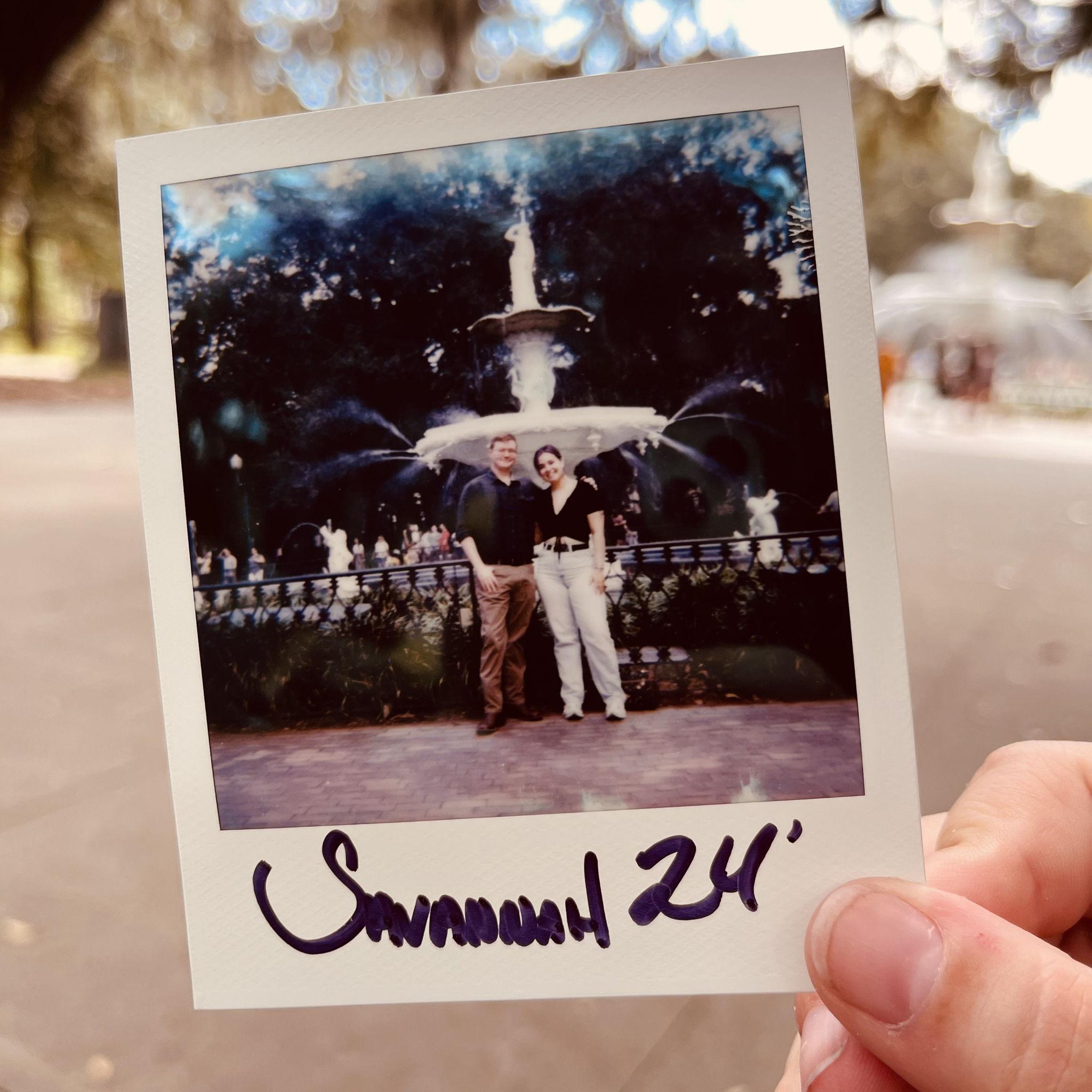 Our very first photo together!