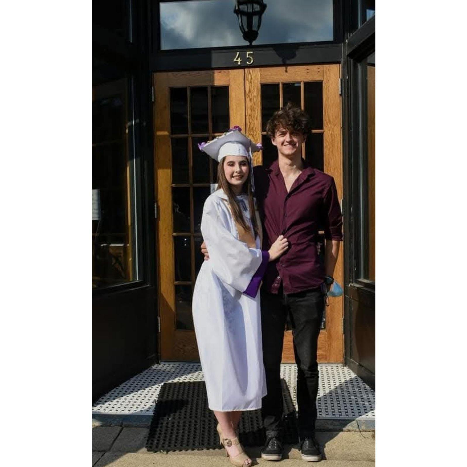 Celebrating Allie's graduation with a parade!