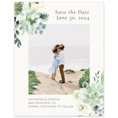 Sage, Green Wedding Digital Save the Date - Cricket Classic