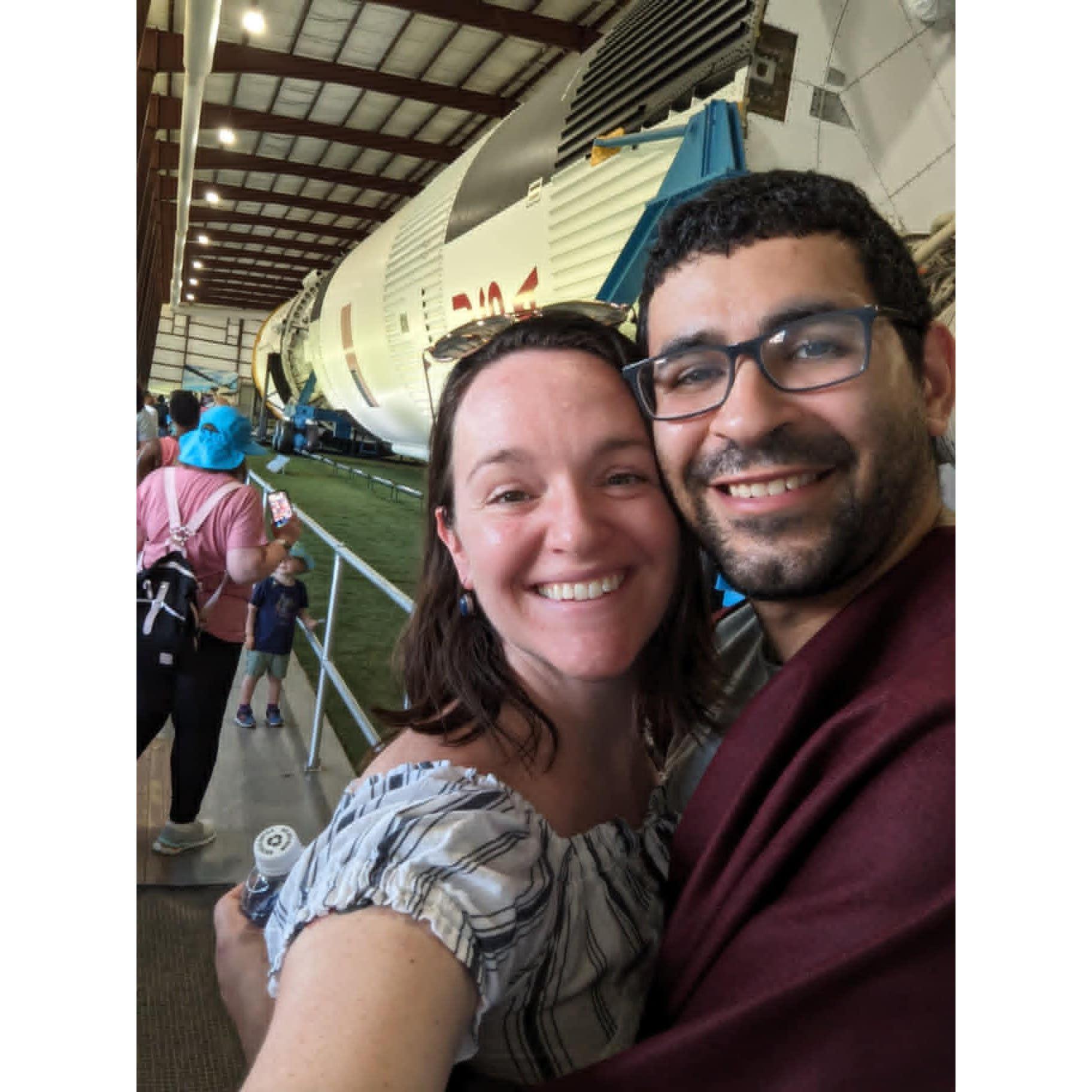 Johnson Space Center in Rachel's hometown: Houston, TX