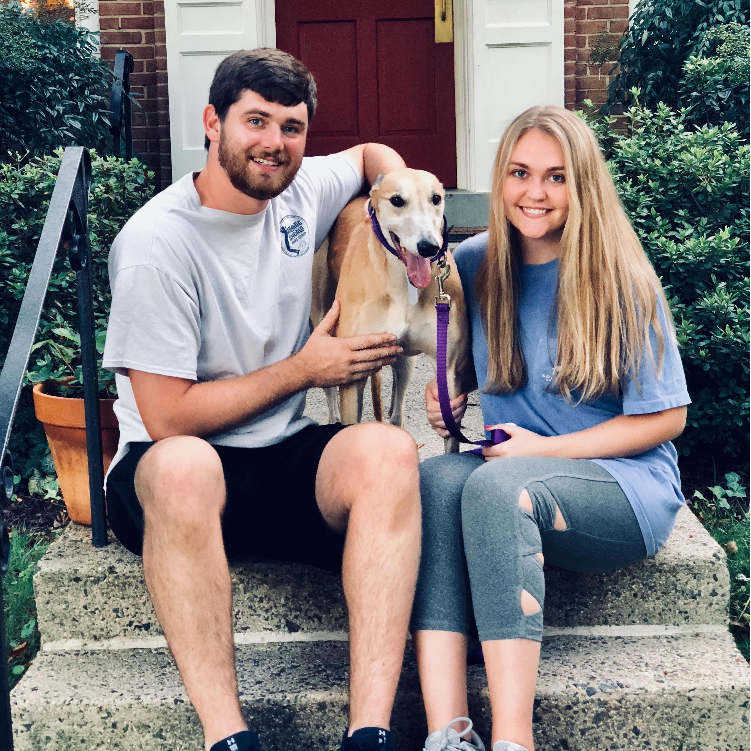 First day with Aimee - August 4, 2018