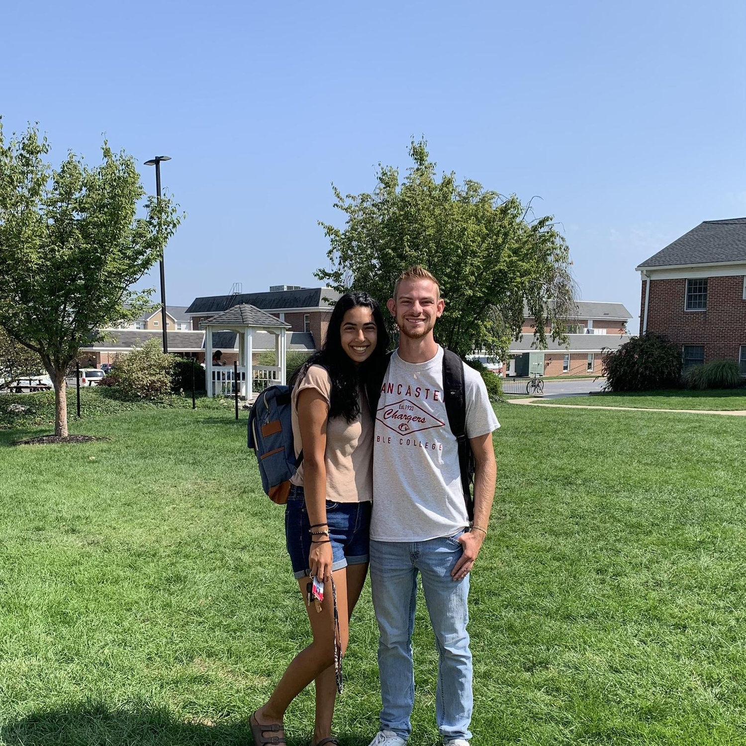August 26, 2024 - Last first day of school!
-When their college shut down for their senior year, they both transferred to Lancaster Bible College together. It grew their relationship so much!