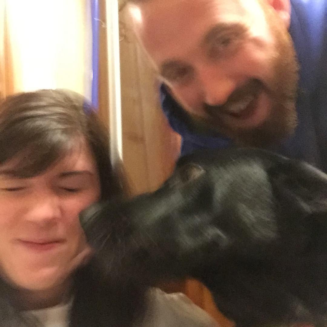 Miller loving photos as we celebrated our last Thanksgiving in Wisconsin with some turkey enchiladas.