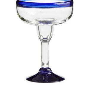 Rocco Blue Handcrafted Margarita Glass - World Market