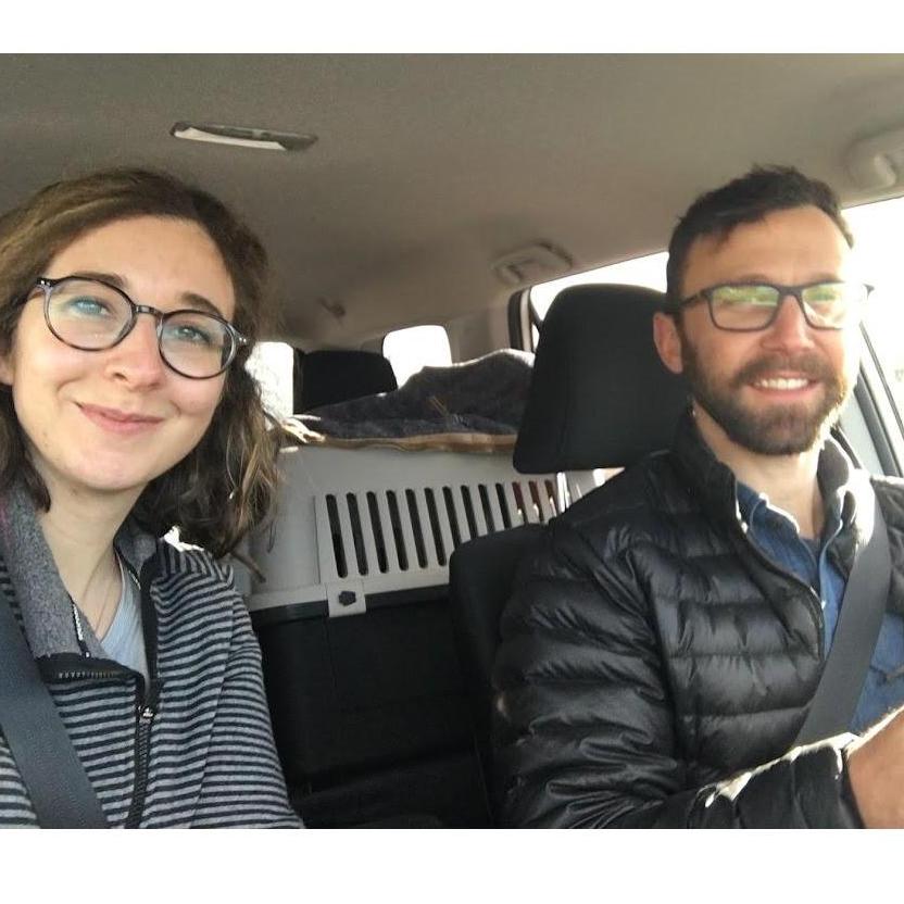 Mid-february move out to Montana, Torrey met Emile in Denver and they drove with Teddy, the new puppy up to Helena