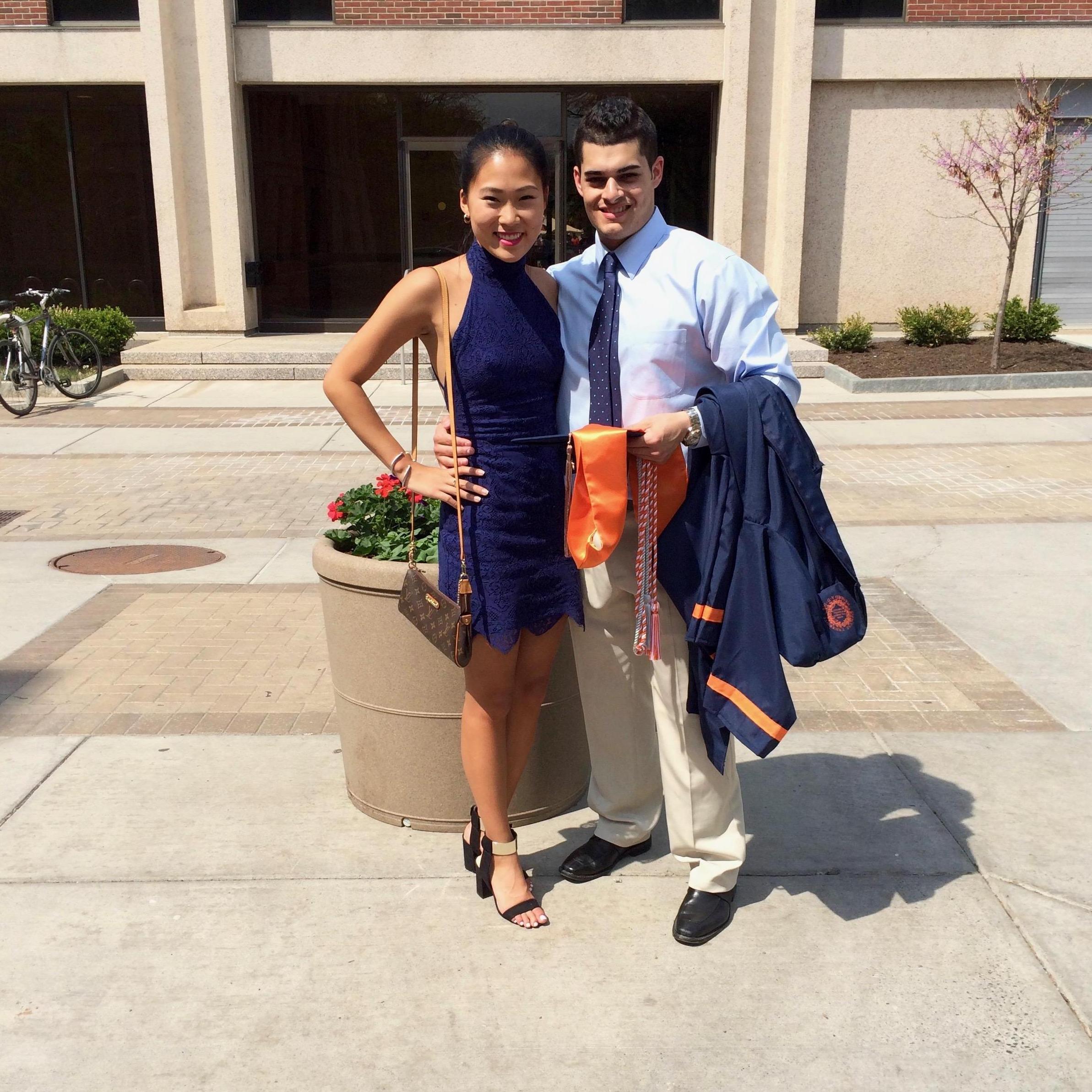 Graduation from Syracuse University