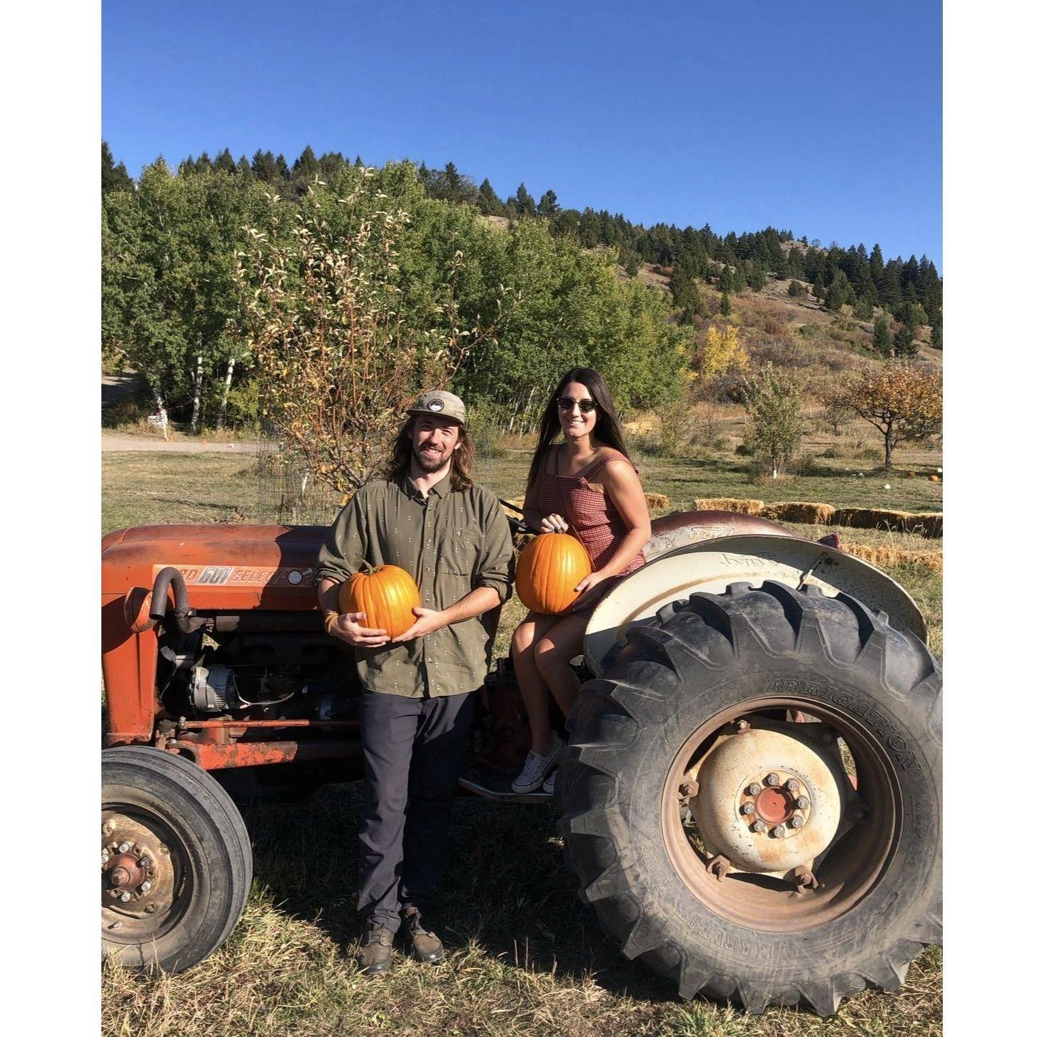 1st pumpkin patch together