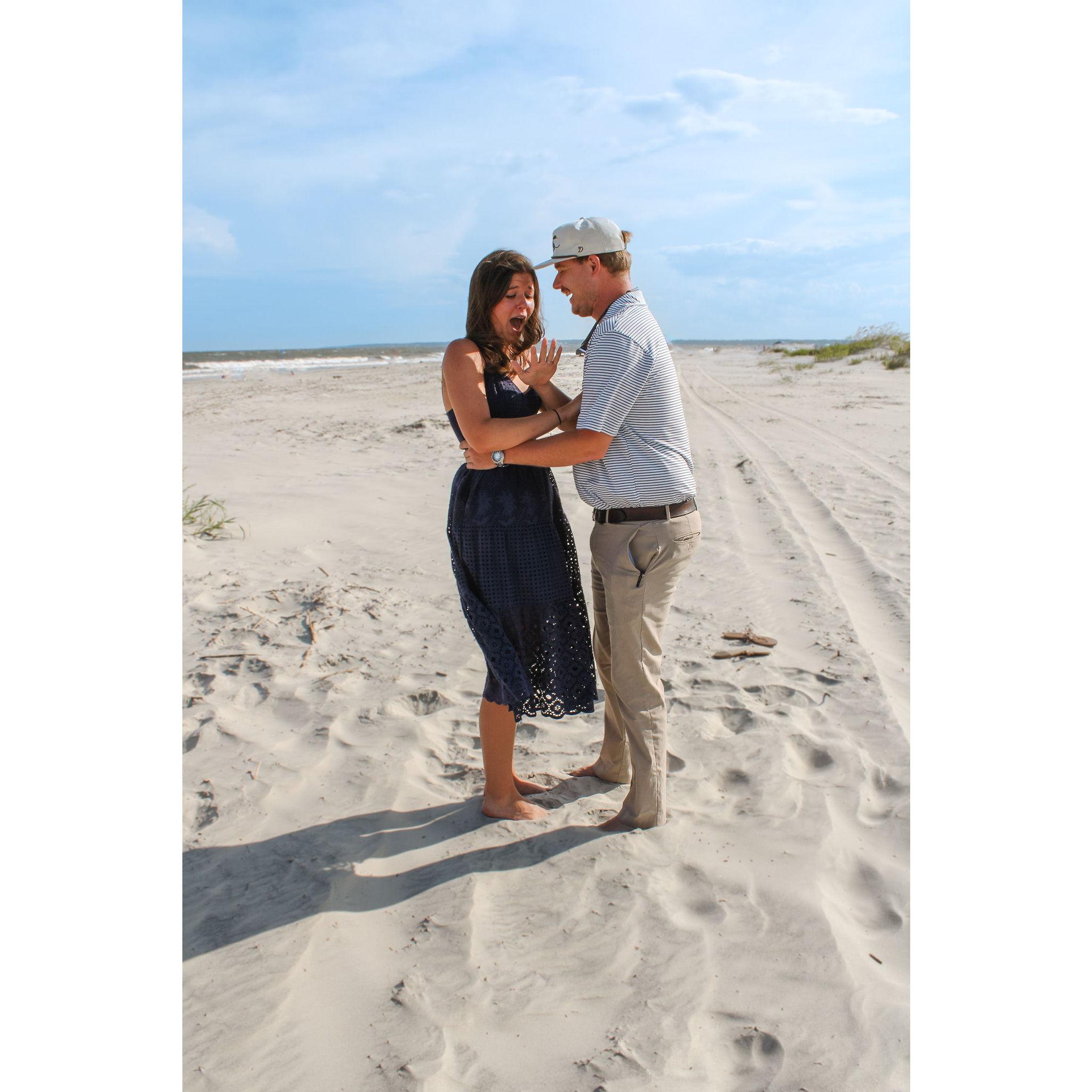 The shock on my face says it all!!