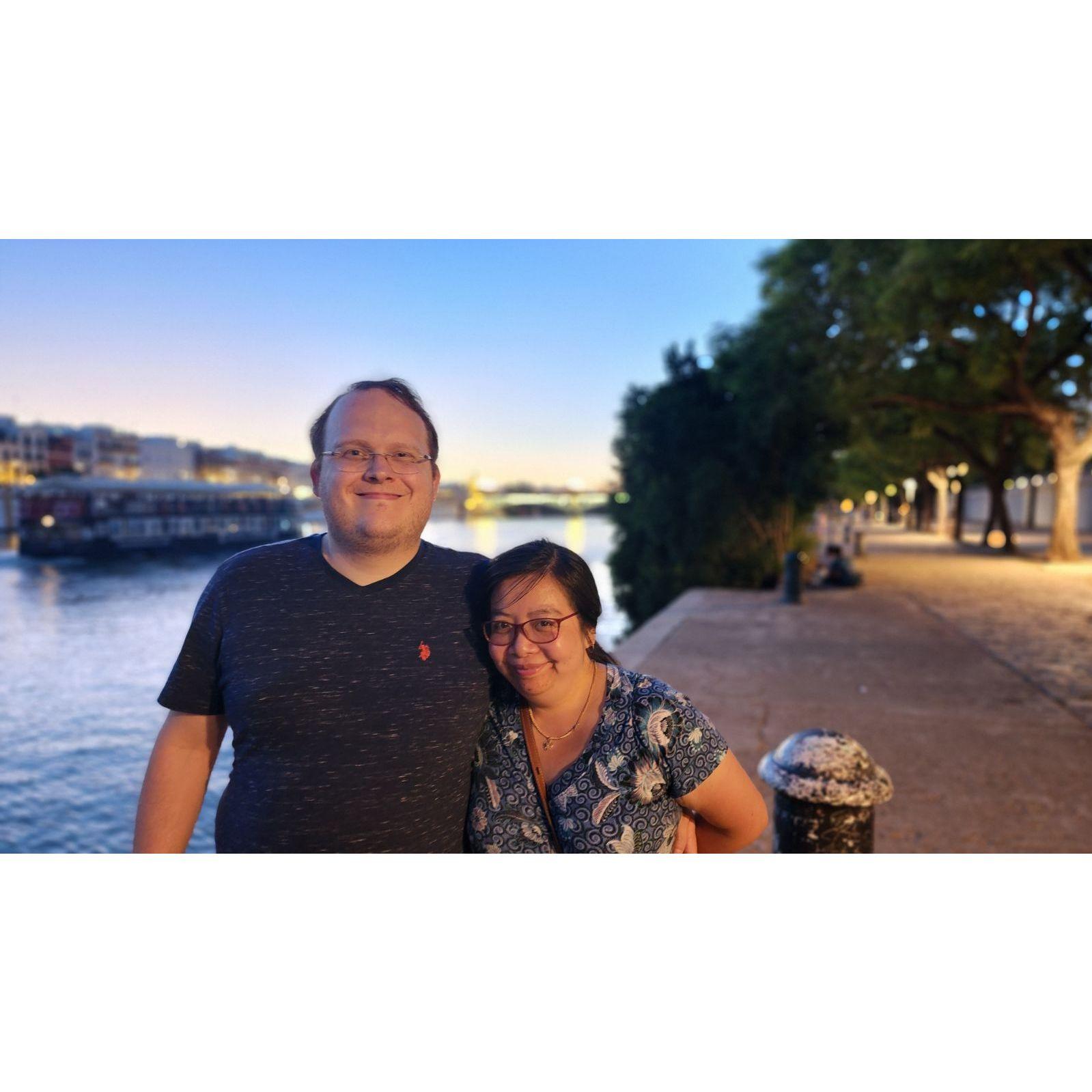 Sunset in Seville, Spain