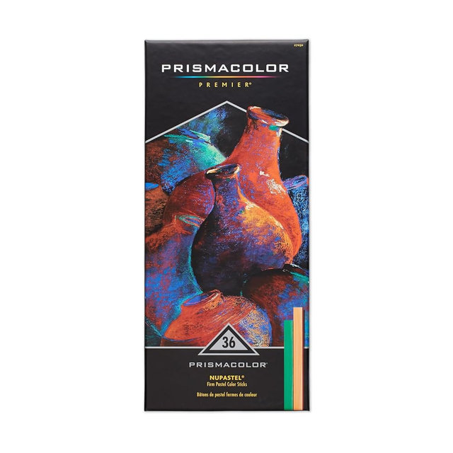 Prismacolor Premier Nupastels, Firm Pastel Color Sticks, 36 Count - For Textures, Blending, Shading