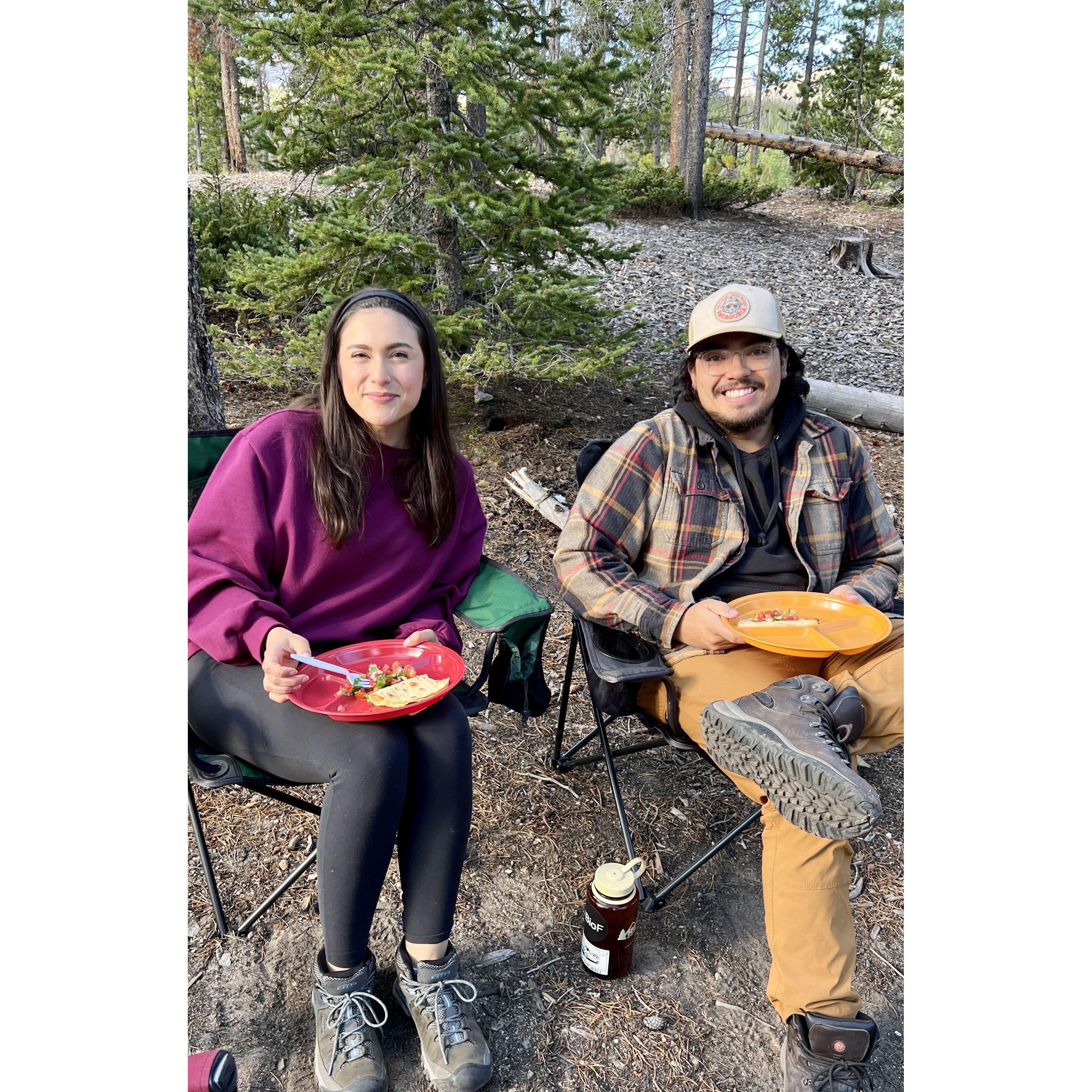Camping trip w/ Sam's lab, 2023