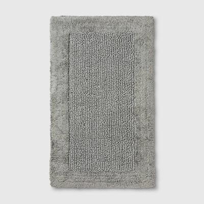 34"x20" Performance Textured Bath Rug Gray - Threshold™