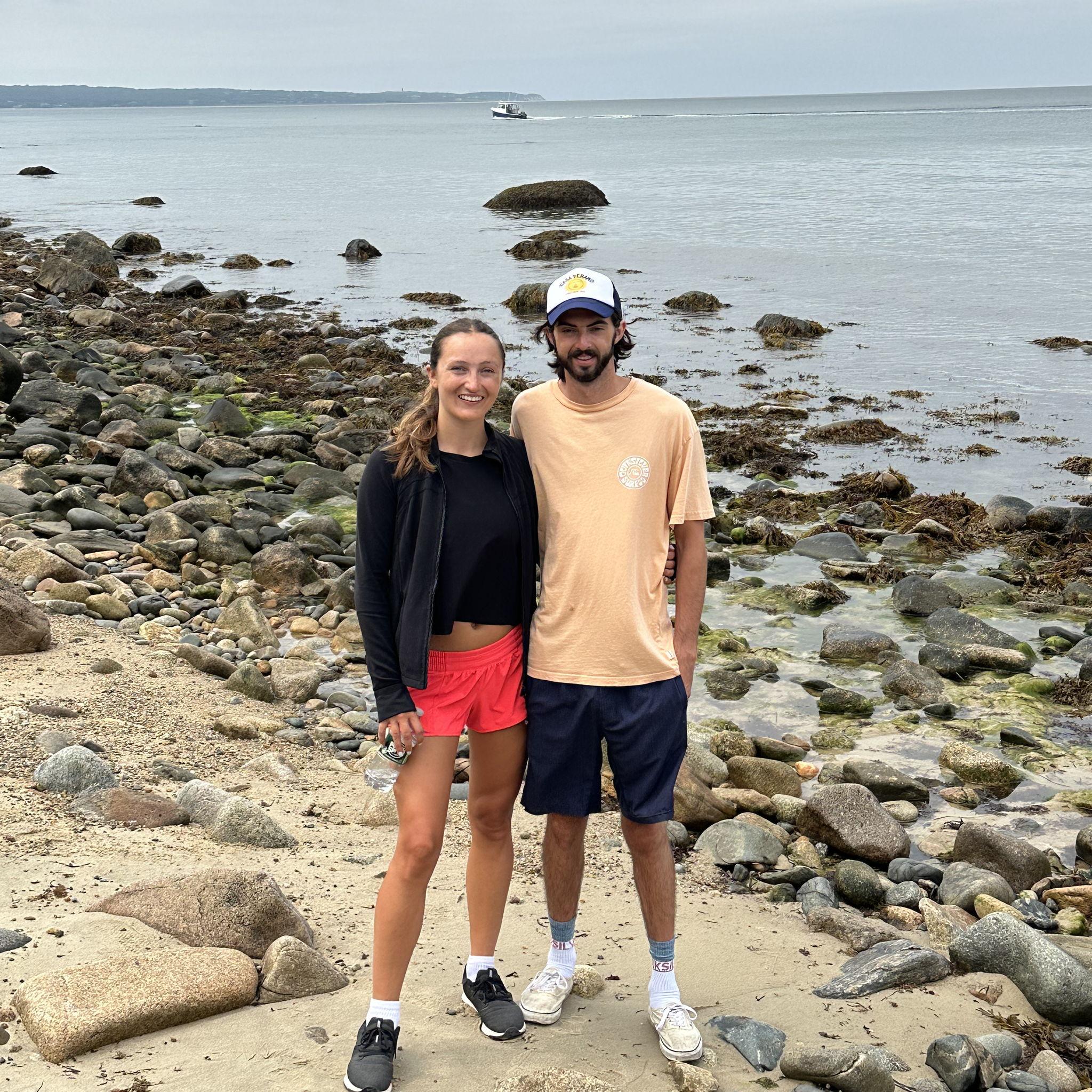 Hiking in Martha's Vineyard, 2024.